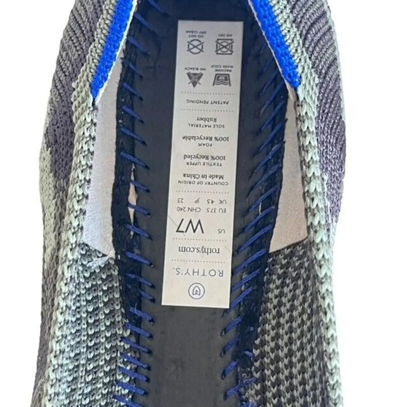 Rothy’s The Point Flat size 7 in Green Camo - Picture 8 of 9